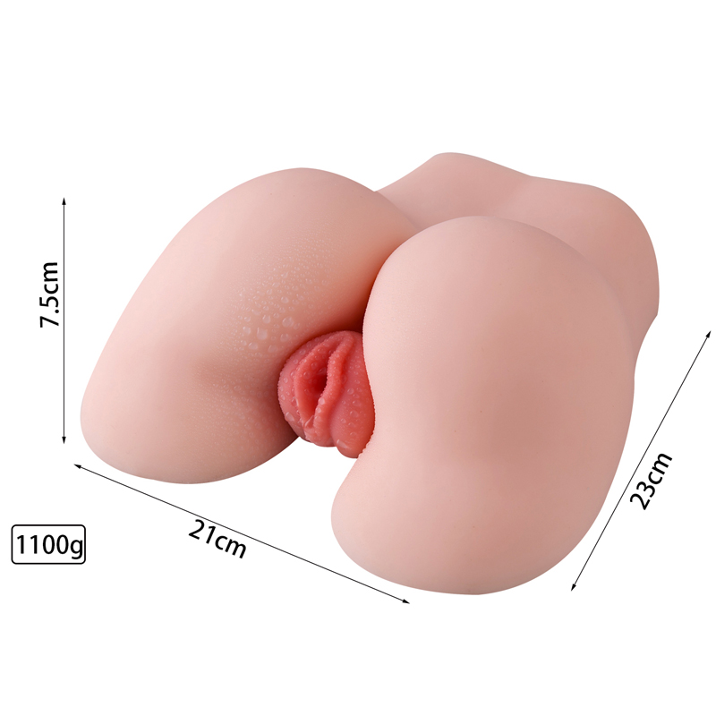 Bild 1 von TPE Masturbator Vagina & Anal Taschenmuschi Sexspielzeug für Männer Realistisch