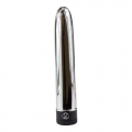 Bild 2 von Silberfarbener Vibrator - fester Gleitmaterial 19cm