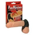 Penis Manschette mit Hodenteiler - Schwarz