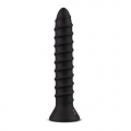 Bild 2 von Spiraliger Anal-Vibrator - USB Aufladbar - Schwarz