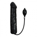 Bild 2 von Black Giant Latex Aufblasbarer Dildo