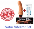 AQUAglide + Natur Vibrator 17cm Set 