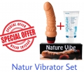 Bild 1 von AQUAglide + Natur Vibrator 17cm Set 