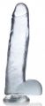 Bild 1 von Jock C-Thru Transparenter Dildo - 27 cm