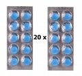 20 x Blaue Pillen Herbal 🔥 Bull Power für erwachsene Männer Testo Tabs Selen L-Arginin Ginseng