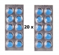20 x Blaue Potenzmittel - Starke Erektion für Männer - Blaue Sexpillen natürlich
