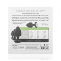 Bild 7 von Analplug aus Silikon mit Diamant Set - Schwarz