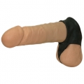 Bild 2 von Penis Manschette mit Hodenteiler - Schwarz