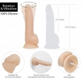 Bild 5 von Naked Addiction Realistischer vibrierender und rotierender Dildo