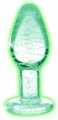 Bild 1 von Analplug aus Glas - Leuchtet Grün in der Nacht  / (Größe) Groß